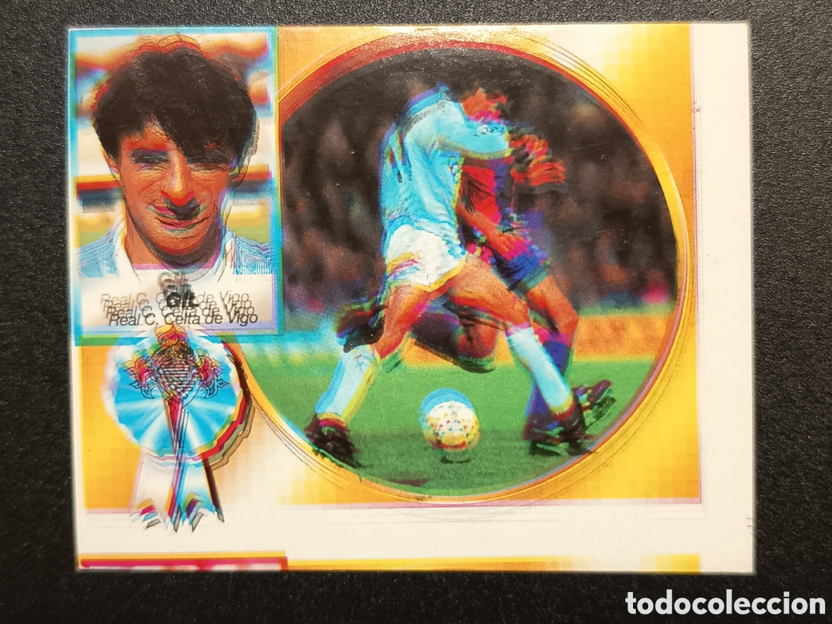 Coleccionismo cromos antiguos: ERROR CORTE CENTRADO IMPRESI&Oacute;N GIL CELTA DE VIGO EDICIONES ESTE 1994 1995 94-95 1994-95