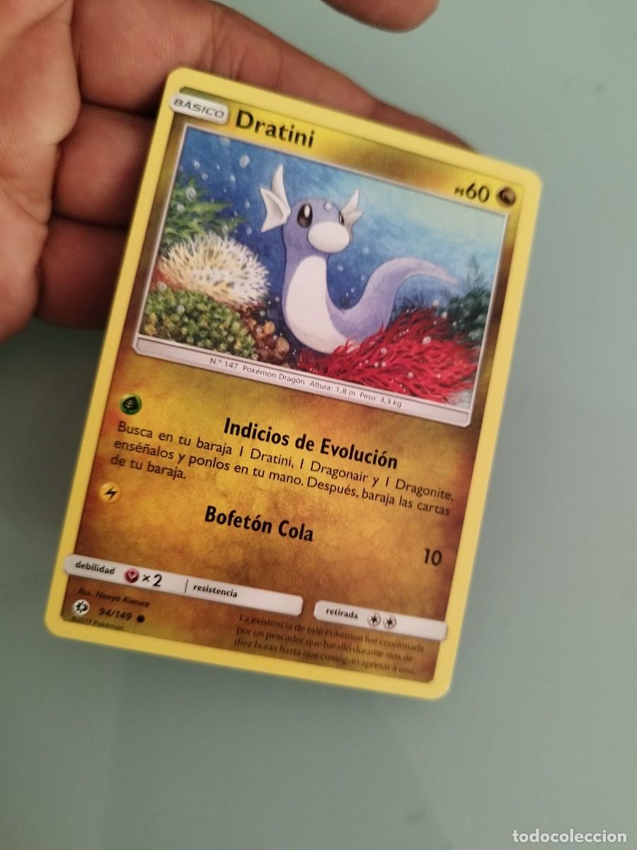 Coleccionismo cromos antiguos: Pokemon Trading Card/Carta. Dratini (n&uacute;mero 94/149) de la expansi&oacute;n Sol y Luna del a&ntilde;o 2017.