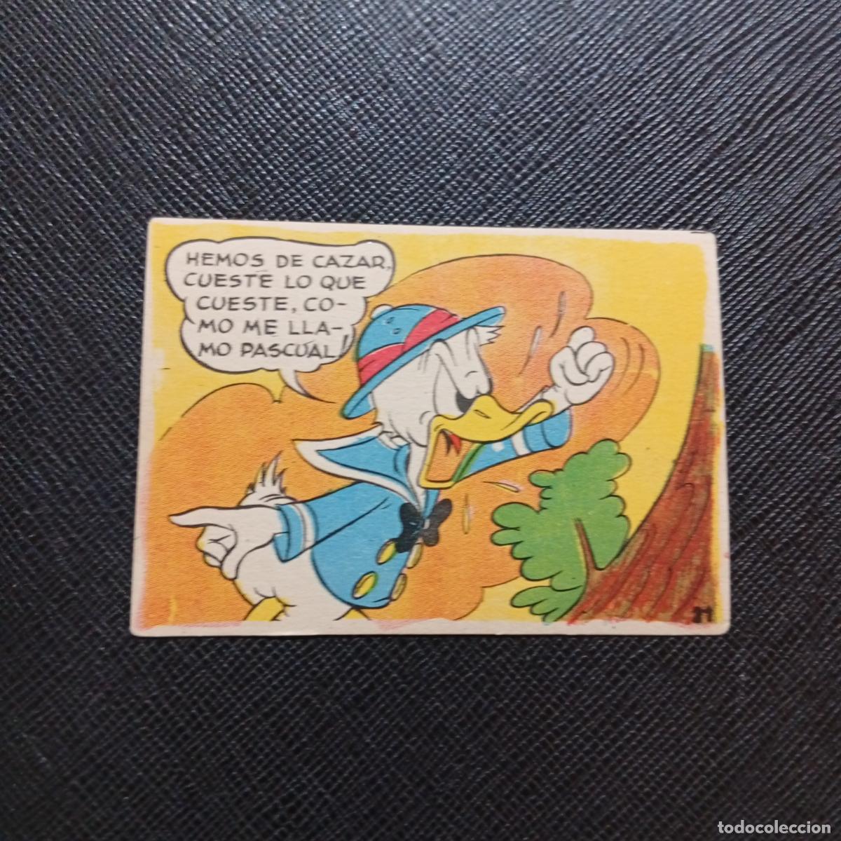 Coleccionismo cromos antiguos: 21 EL PATO DONALD VA DE CAZA CHOCOLATES LLOVERAS DISNEY 1948 CROMO - SIN PEGAR - A214 PG316