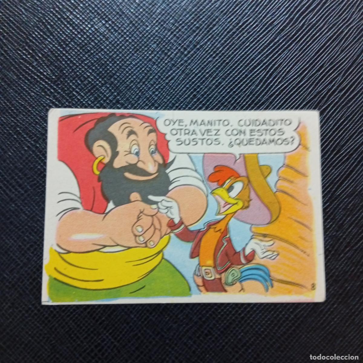 Coleccionismo cromos antiguos: 8 LOS TRES CABALLEROS Y STROMBOLI CHOCOLATES LLOVERAS DISNEY 1948 CROMO - SIN PEGAR - A214 PG217 B