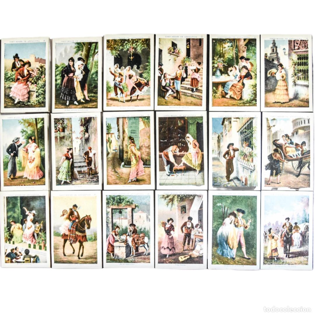 Collectionnisme Cartes &agrave; collectionner anciennes: Cromos Costumbres de Andaluc&iacute;a