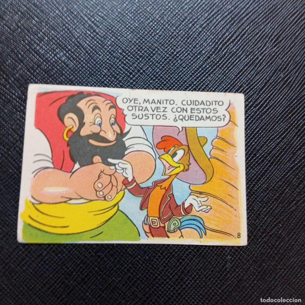 Coleccionismo cromos antiguos: 8 LOS TRES CABALLEROS Y STROMBOLI CHOCOLATES LLOVERAS DISNEY 1948 CROMO - SIN PEGAR - A214 PG361