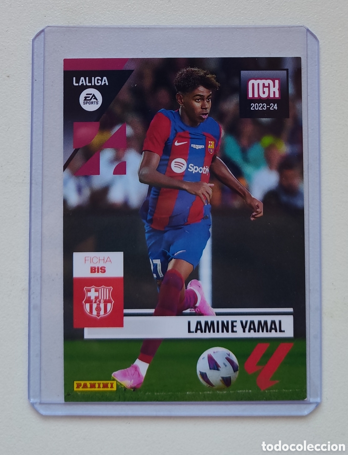 Coleccionismo cromos antiguos: Lamine Yamal Ficha bis Megacracks 2023-2024