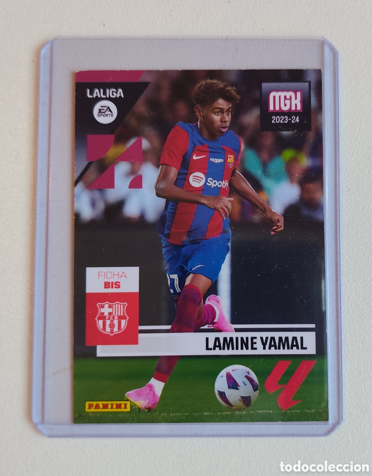 Coleccionismo cromos antiguos: Lamine Yamal Ficha bis Megacracks 2023-2024