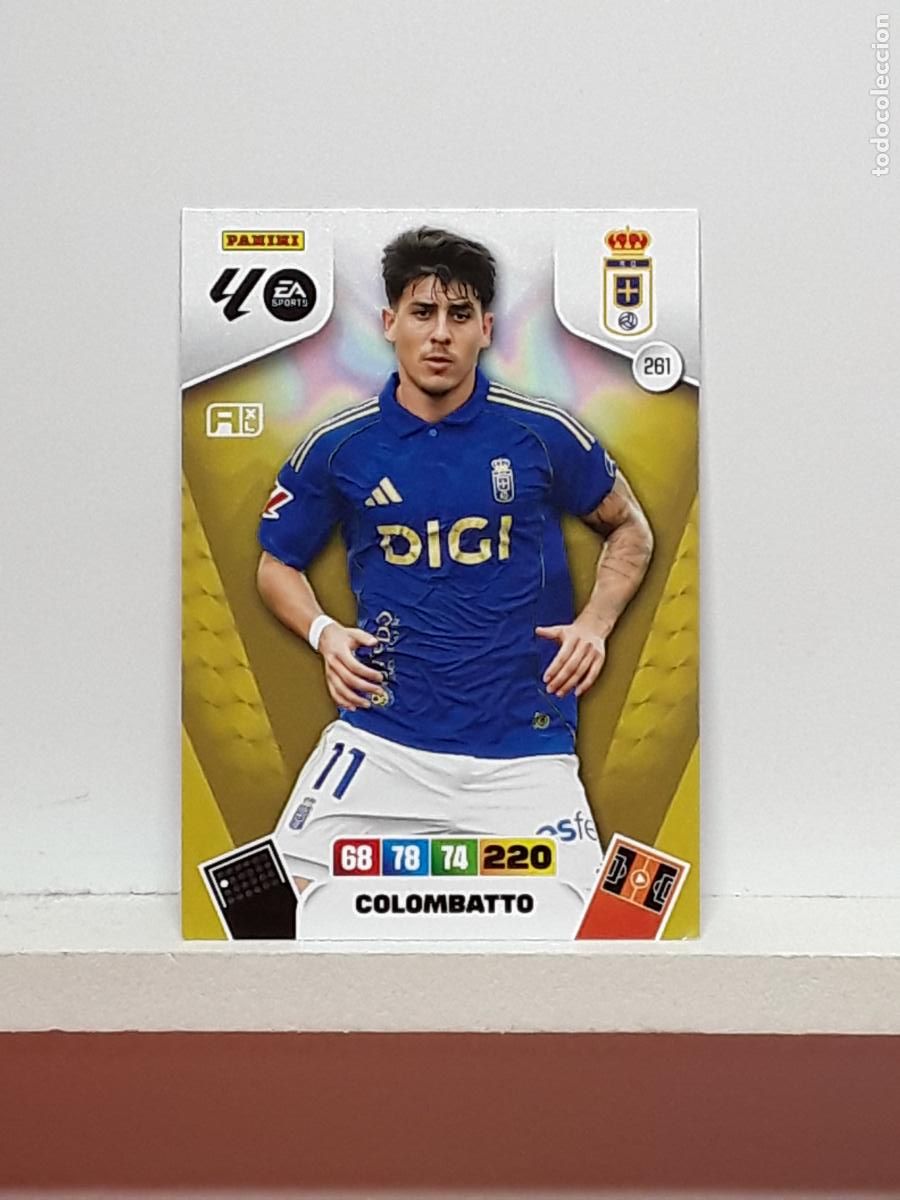 Coleccionismo cromos antiguos: ADRENALYN 2025 2026 25 26 ALBUM PANINI LIGA N 261 OVIEDO COLOMBATTO