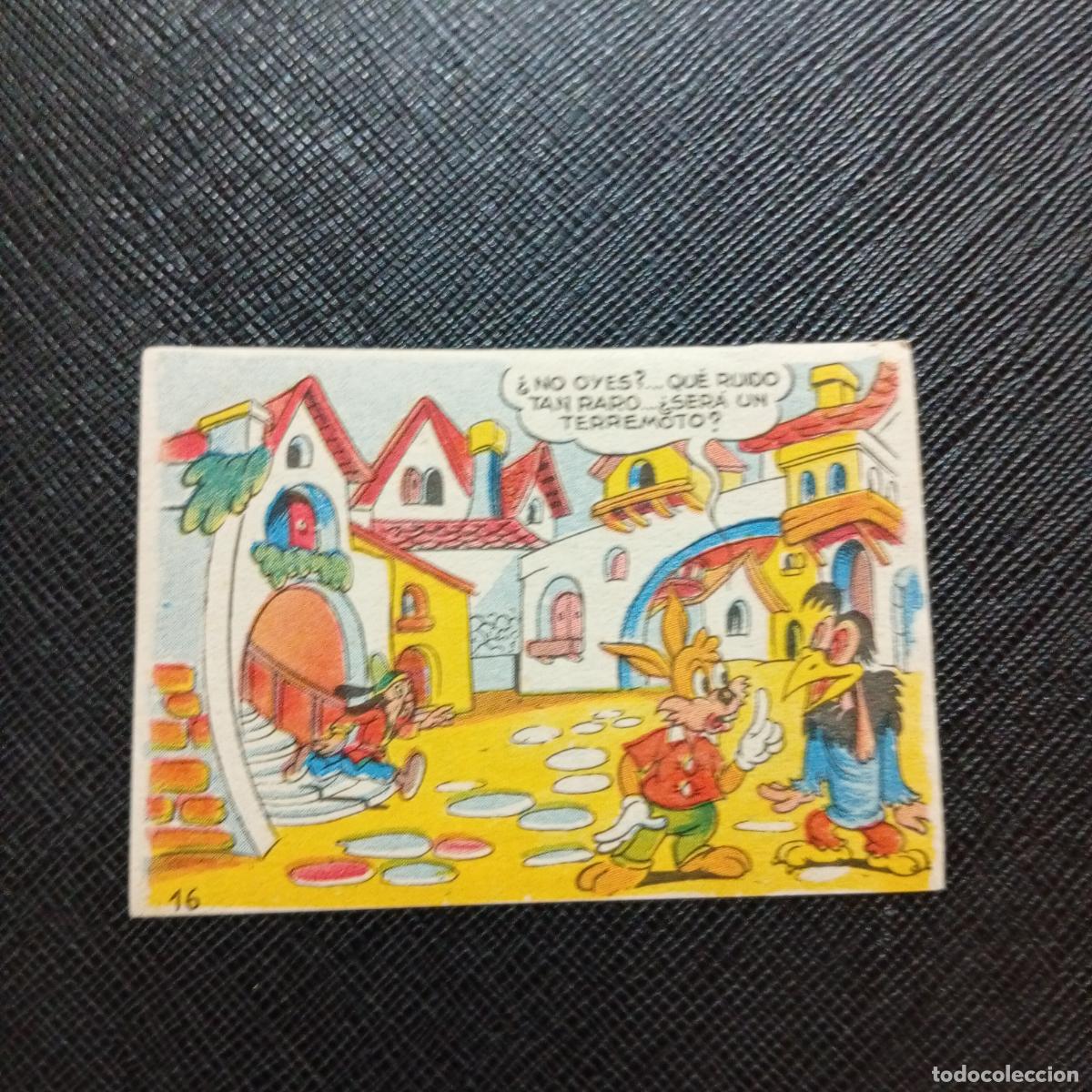 Coleccionismo cromos antiguos: 16 LOS TRES CABALLEROS Y STROMBOLI CHOCOLATES LLOVERAS DISNEY 1948 CROMO - SIN PEGAR - A214 PG244