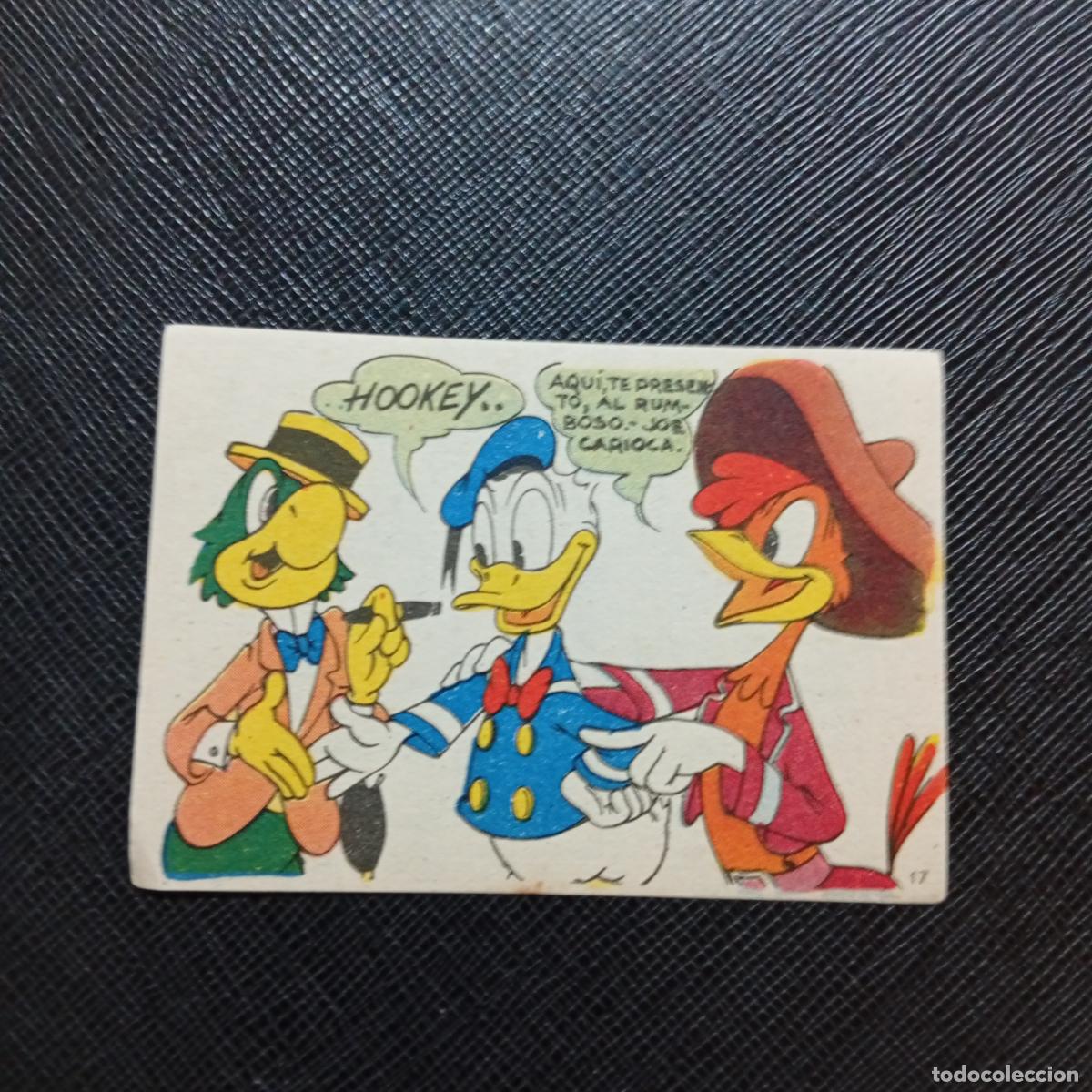 Coleccionismo cromos antiguos: 17 LOS TRES CABALLEROS Y STROMBOLI CHOCOLATES LLOVERAS DISNEY 1948 CROMO - SIN PEGAR - A214 PG271