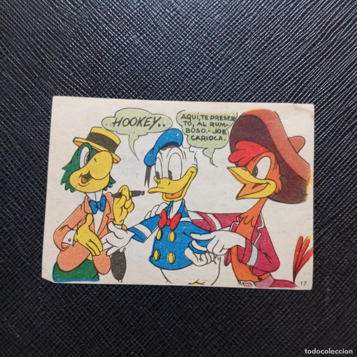 Coleccionismo cromos antiguos: 17 LOS TRES CABALLEROS Y STROMBOLI CHOCOLATES LLOVERAS DISNEY 1948 CROMO - SIN PEGAR - A214 PG280