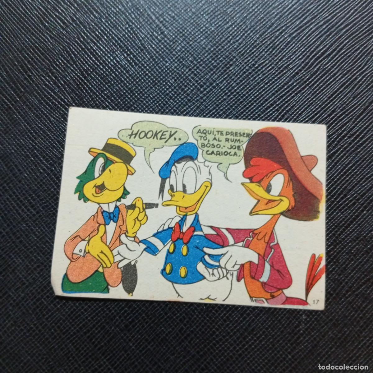 Coleccionismo cromos antiguos: 17 LOS TRES CABALLEROS Y STROMBOLI CHOCOLATES LLOVERAS DISNEY 1948 CROMO - SIN PEGAR - A214 PG298