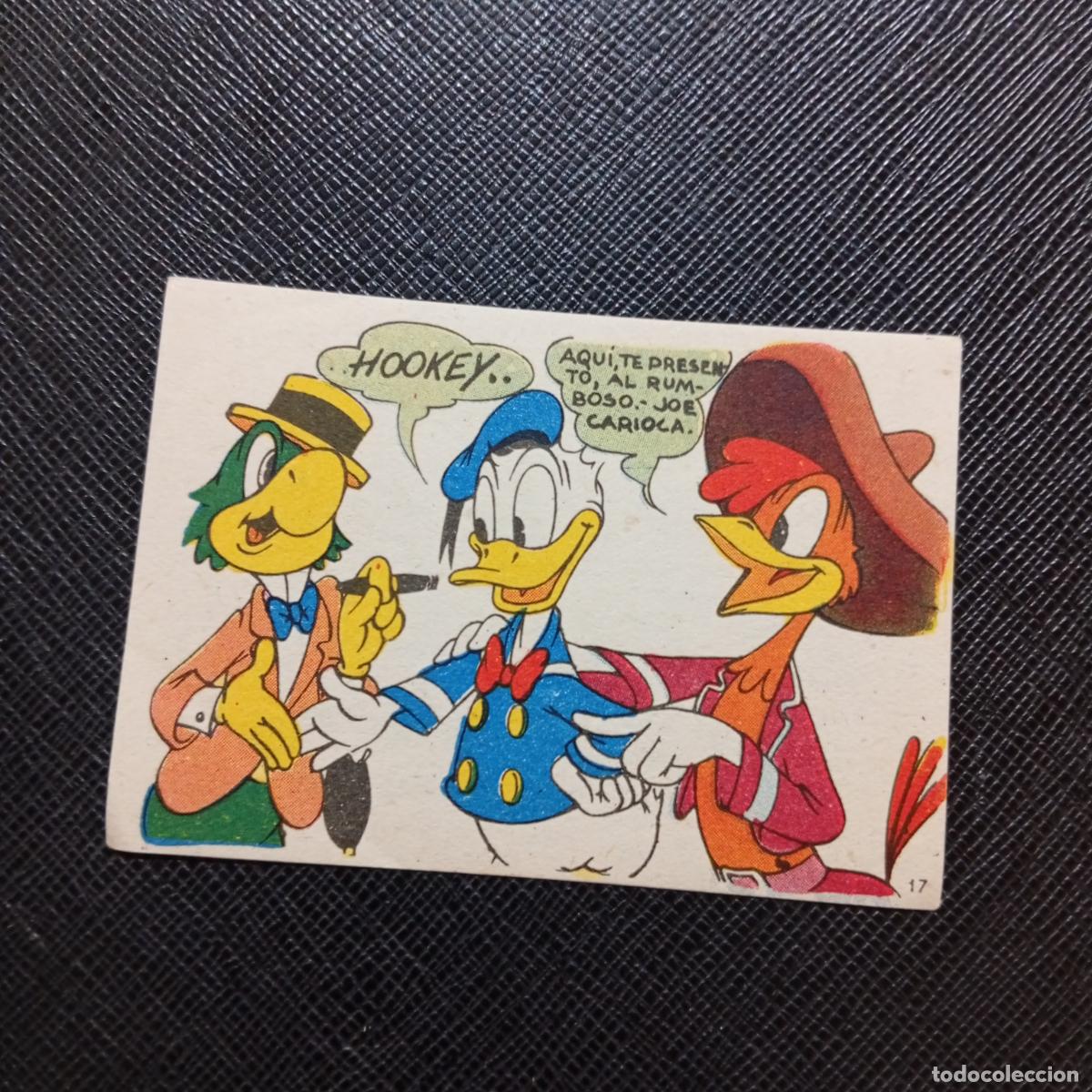Coleccionismo cromos antiguos: 17 LOS TRES CABALLEROS Y STROMBOLI CHOCOLATES LLOVERAS DISNEY 1948 CROMO - SIN PEGAR - A214 PG298 B