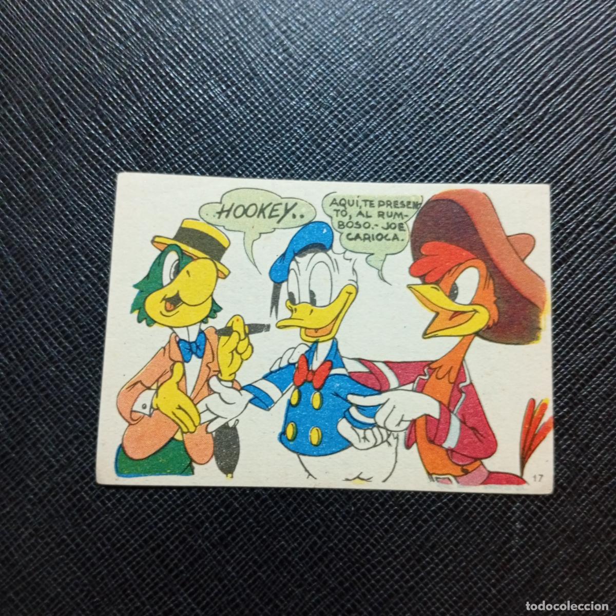 Coleccionismo cromos antiguos: 17 LOS TRES CABALLEROS Y STROMBOLI CHOCOLATES LLOVERAS DISNEY 1948 CROMO - SIN PEGAR - A214 PG325