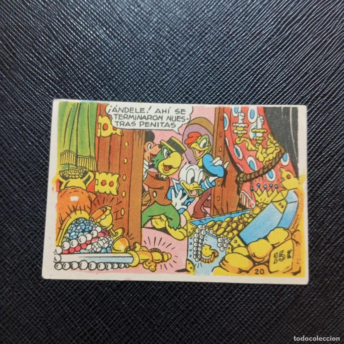 Coleccionismo cromos antiguos: 20 LOS TRES CABALLEROS Y STROMBOLI CHOCOLATES LLOVERAS DISNEY 1948 CROMO - SIN PEGAR - A214 PG271