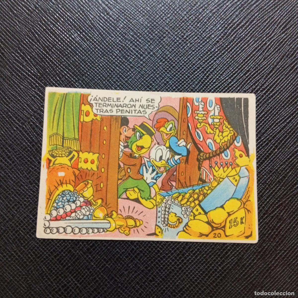 Coleccionismo cromos antiguos: 20 LOS TRES CABALLEROS Y STROMBOLI CHOCOLATES LLOVERAS DISNEY 1948 CROMO - SIN PEGAR - A214 PG280
