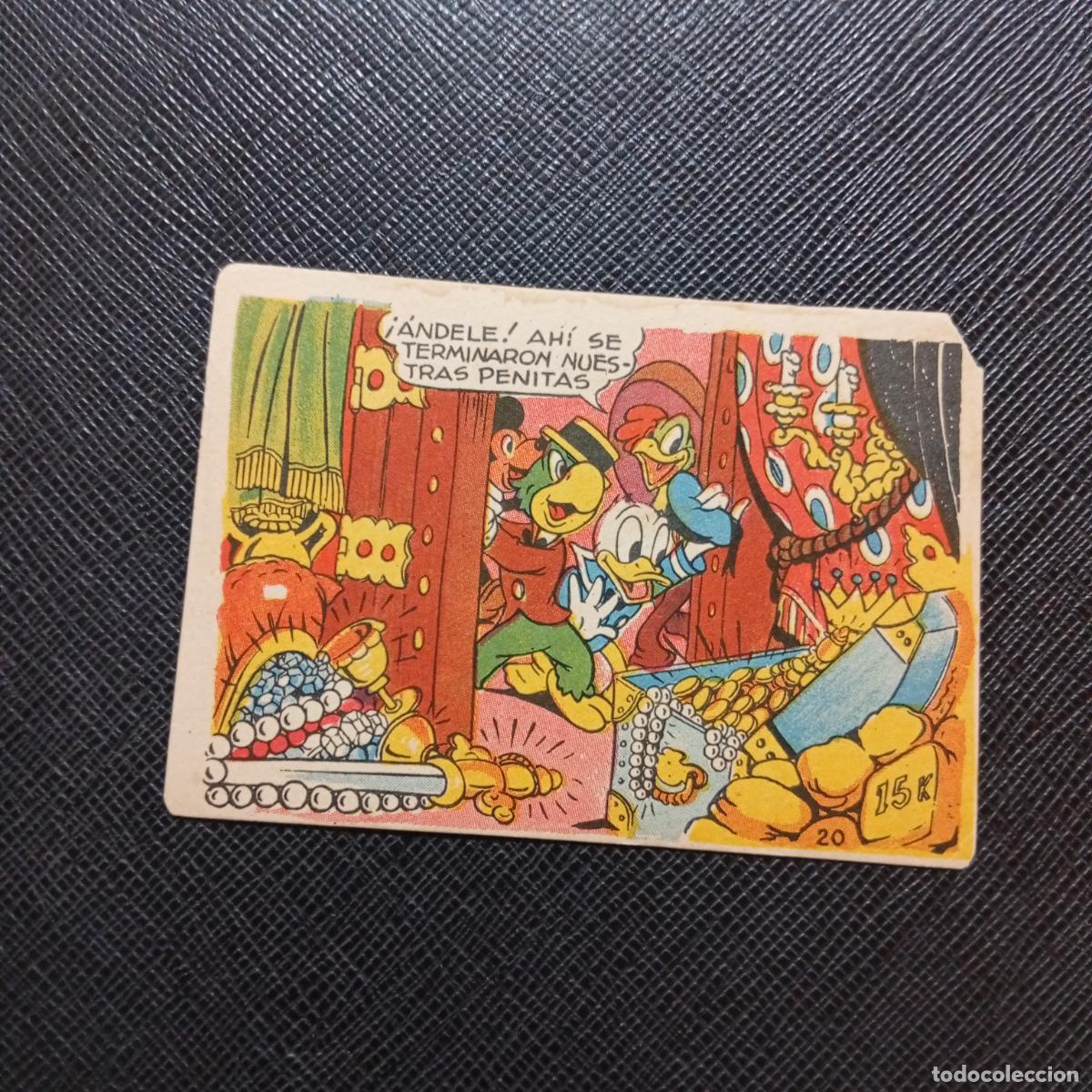 Coleccionismo cromos antiguos: 20 LOS TRES CABALLEROS Y STROMBOLI CHOCOLATES LLOVERAS DISNEY 1948 CROMO - SIN PEGAR - A214 PG289