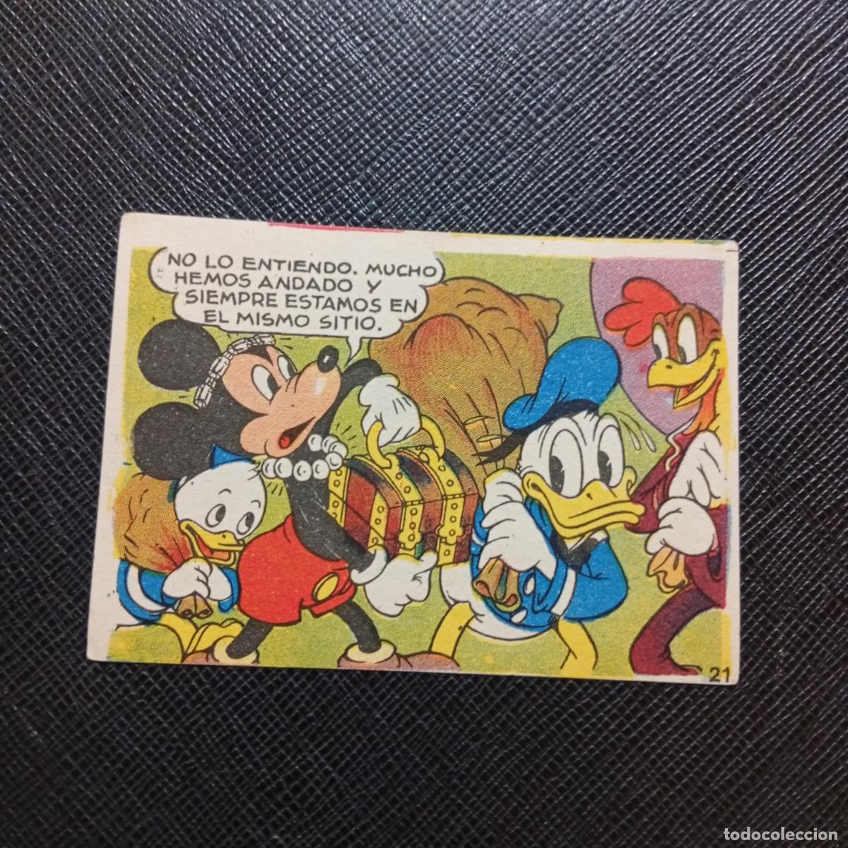 Coleccionismo cromos antiguos: 21 LOS TRES CABALLEROS Y STROMBOLI CHOCOLATES LLOVERAS DISNEY 1948 CROMO - SIN PEGAR - A214 PG289