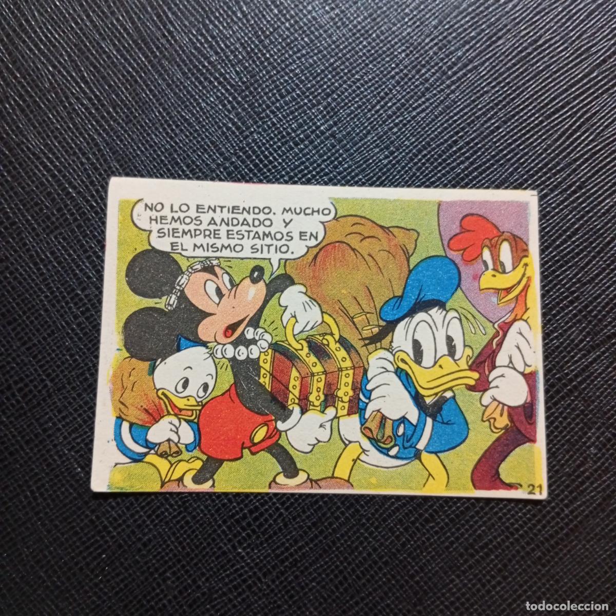 Coleccionismo cromos antiguos: 21 LOS TRES CABALLEROS Y STROMBOLI CHOCOLATES LLOVERAS DISNEY 1948 CROMO - SIN PEGAR - A214 PG316