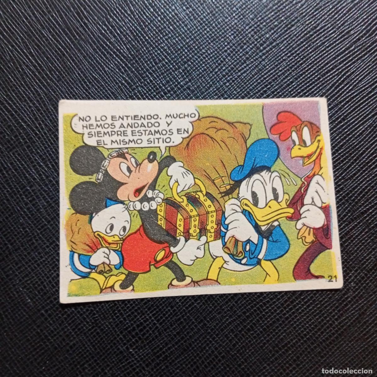 Coleccionismo cromos antiguos: 21 LOS TRES CABALLEROS Y STROMBOLI CHOCOLATES LLOVERAS DISNEY 1948 CROMO - SIN PEGAR - A214 PG316 B