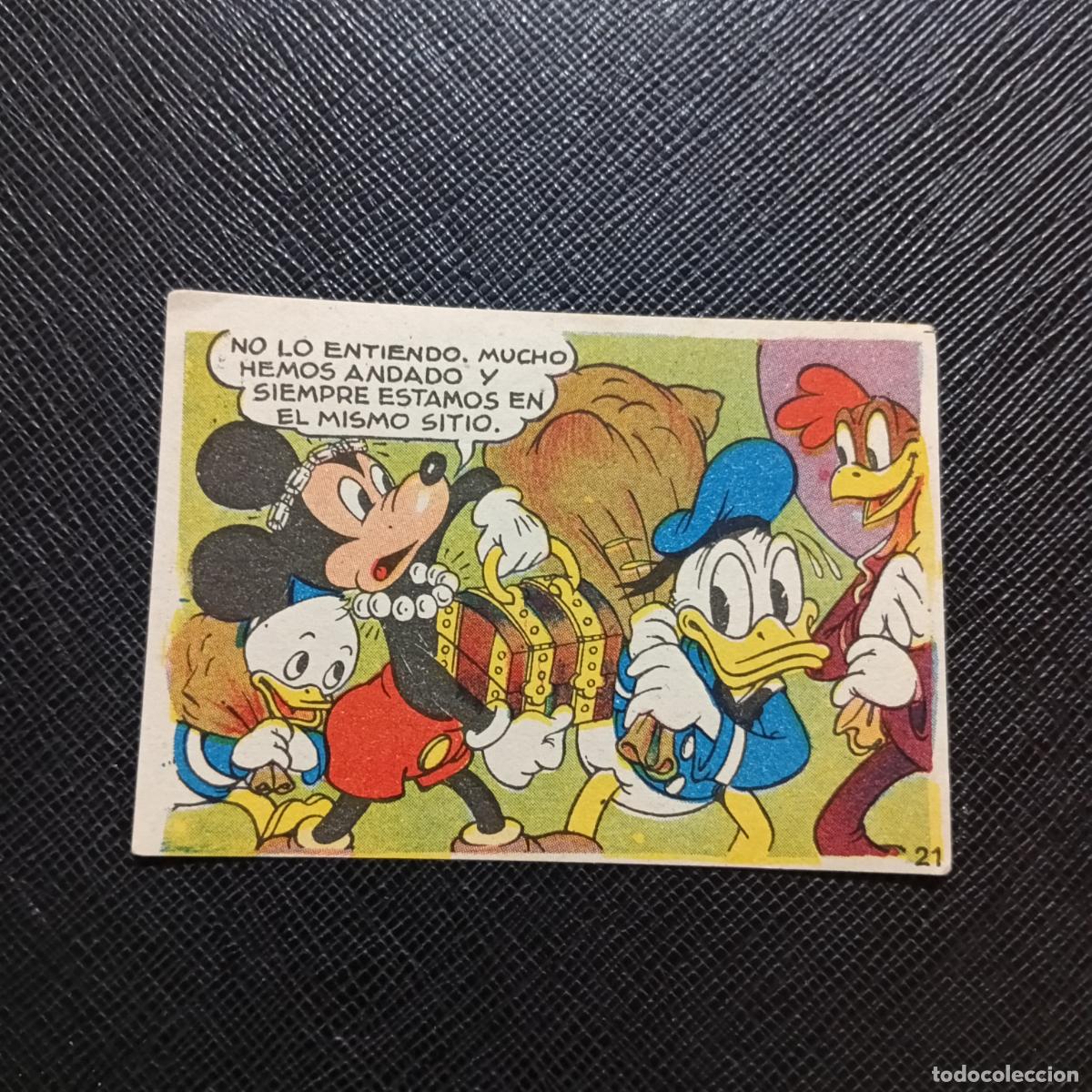 Coleccionismo cromos antiguos: 21 LOS TRES CABALLEROS Y STROMBOLI CHOCOLATES LLOVERAS DISNEY 1948 CROMO - SIN PEGAR - A214 PG325