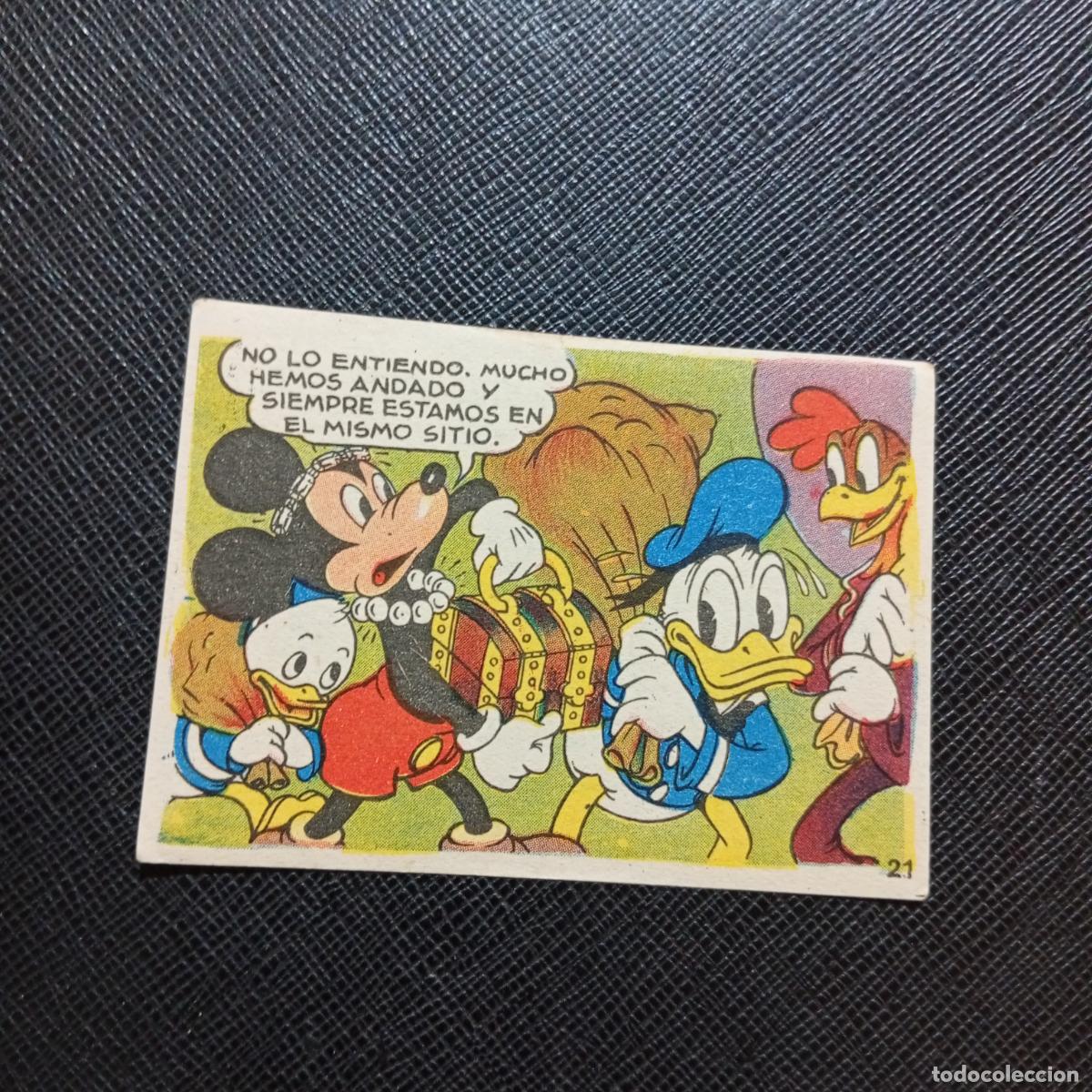 Coleccionismo cromos antiguos: 21 LOS TRES CABALLEROS Y STROMBOLI CHOCOLATES LLOVERAS DISNEY 1948 CROMO - SIN PEGAR - A214 PG334