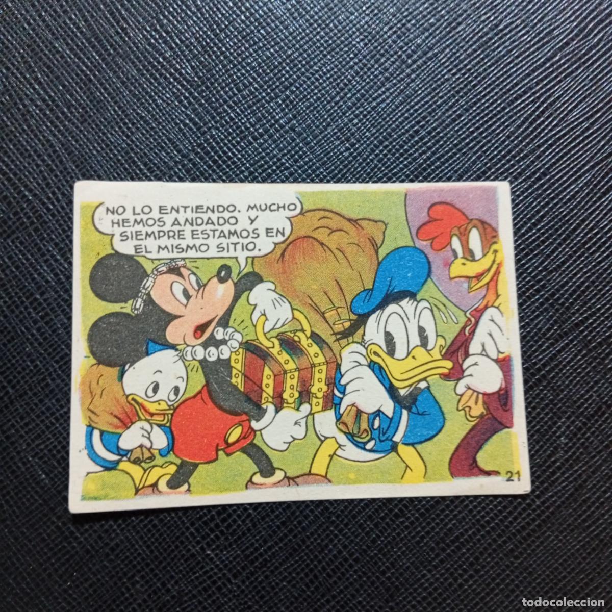 Coleccionismo cromos antiguos: 21 LOS TRES CABALLEROS Y STROMBOLI CHOCOLATES LLOVERAS DISNEY 1948 CROMO - SIN PEGAR - A214 PG334 B