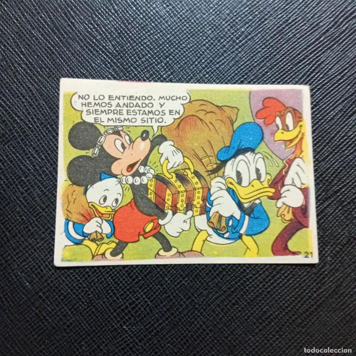 Coleccionismo cromos antiguos: 21 LOS TRES CABALLEROS Y STROMBOLI CHOCOLATES LLOVERAS DISNEY 1948 CROMO - SIN PEGAR - A214 PG343