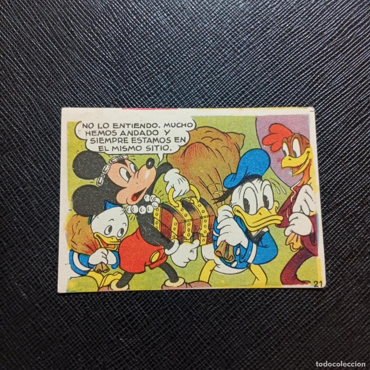 Coleccionismo cromos antiguos: 21 LOS TRES CABALLEROS Y STROMBOLI CHOCOLATES LLOVERAS DISNEY 1948 CROMO - SIN PEGAR - A214 PG352