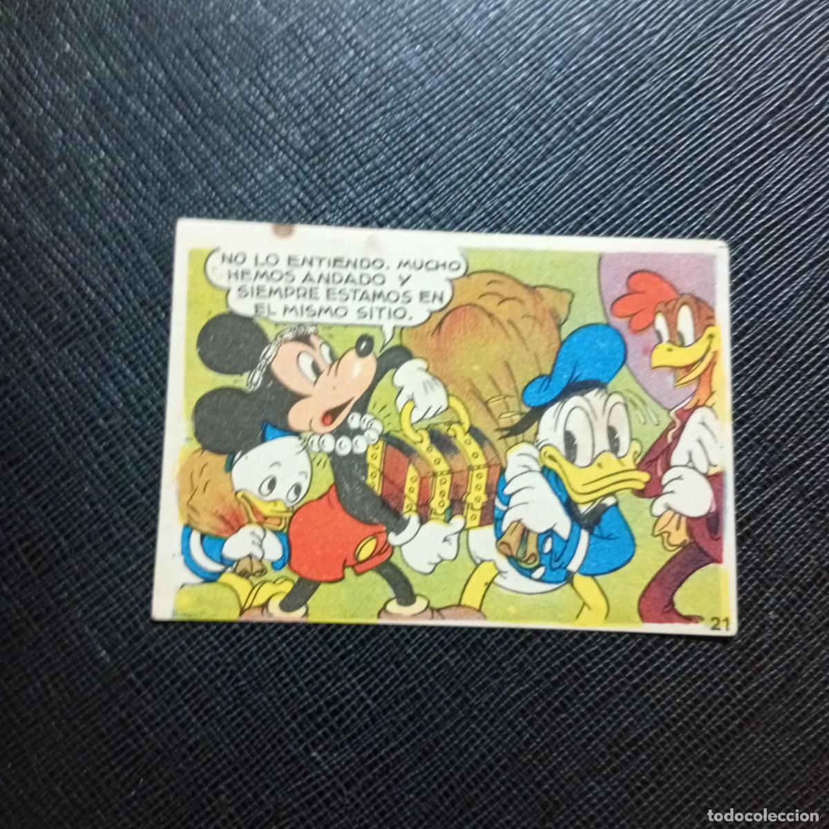 Coleccionismo cromos antiguos: 21 LOS TRES CABALLEROS Y STROMBOLI CHOCOLATES LLOVERAS DISNEY 1948 CROMO - SIN PEGAR - A214 PG352 B