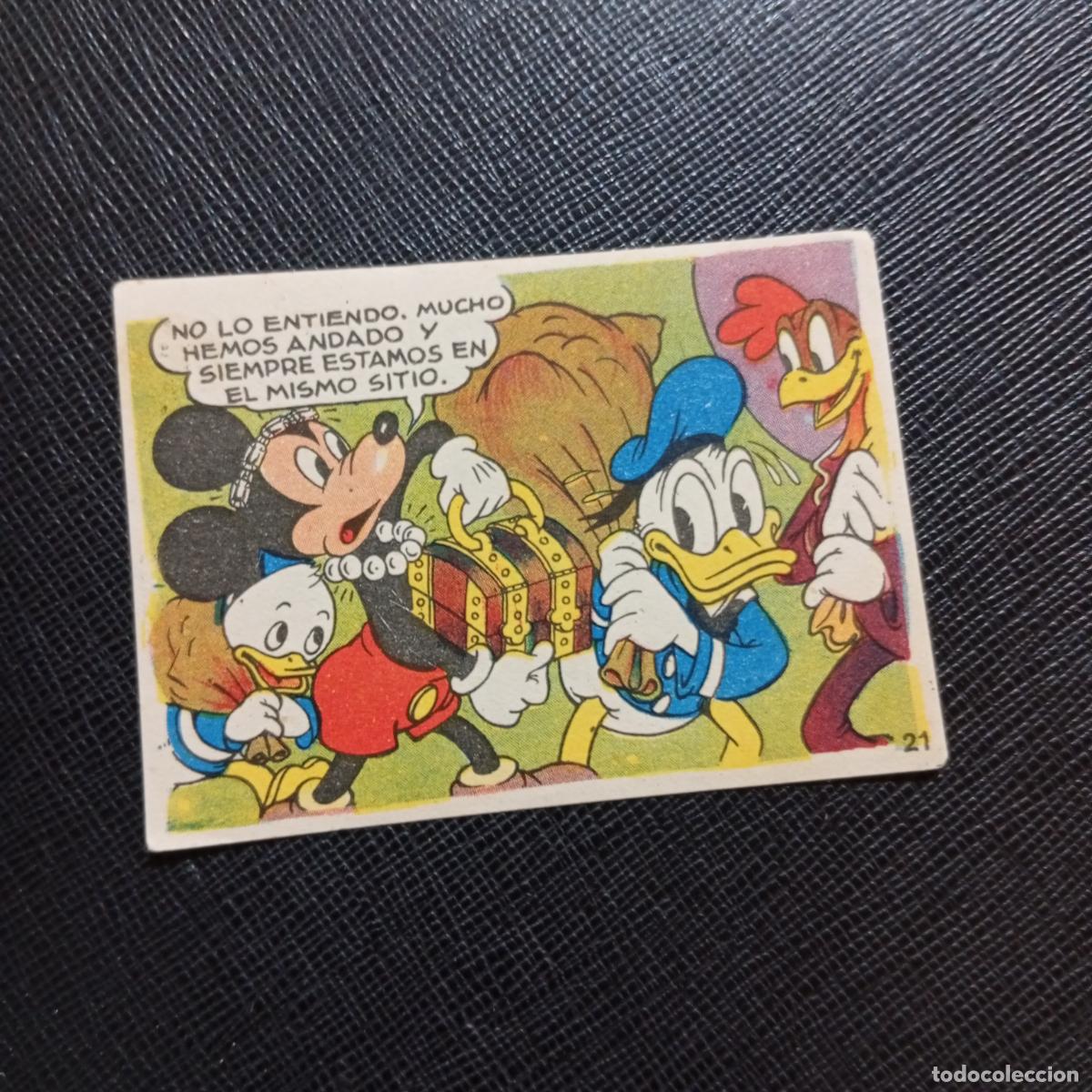 Coleccionismo cromos antiguos: 21 LOS TRES CABALLEROS Y STROMBOLI CHOCOLATES LLOVERAS DISNEY 1948 CROMO - SIN PEGAR - A214 PG361