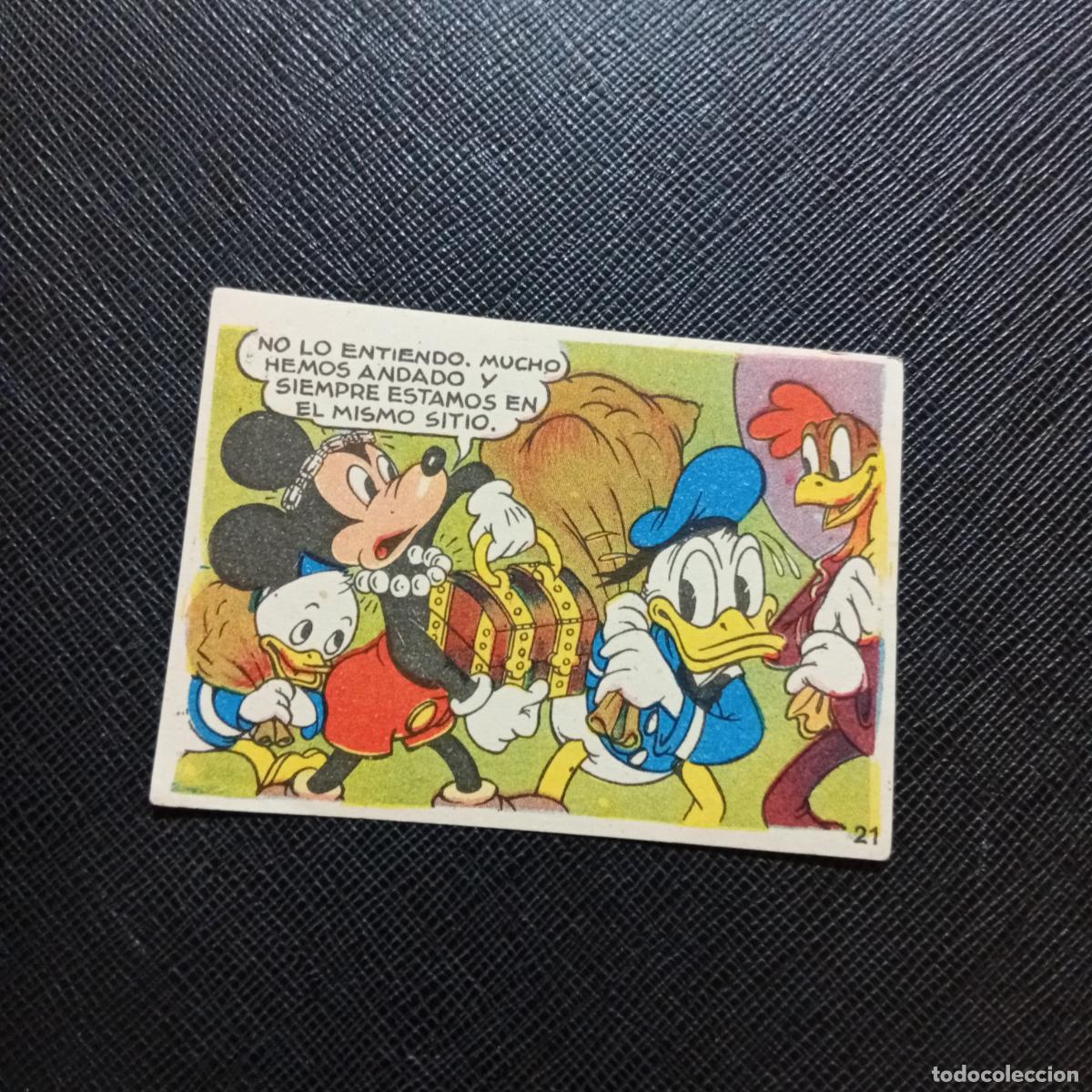 Coleccionismo cromos antiguos: 21 LOS TRES CABALLEROS Y STROMBOLI CHOCOLATES LLOVERAS DISNEY 1948 CROMO - SIN PEGAR - A214 PG370