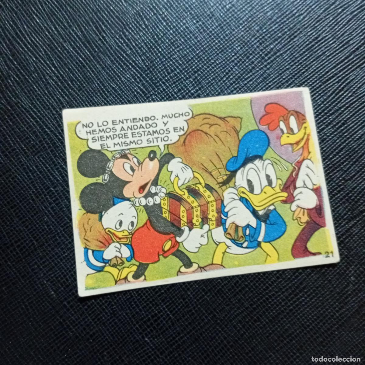 Coleccionismo cromos antiguos: 21 LOS TRES CABALLEROS Y STROMBOLI CHOCOLATES LLOVERAS DISNEY 1948 CROMO - SIN PEGAR - A214 PG379