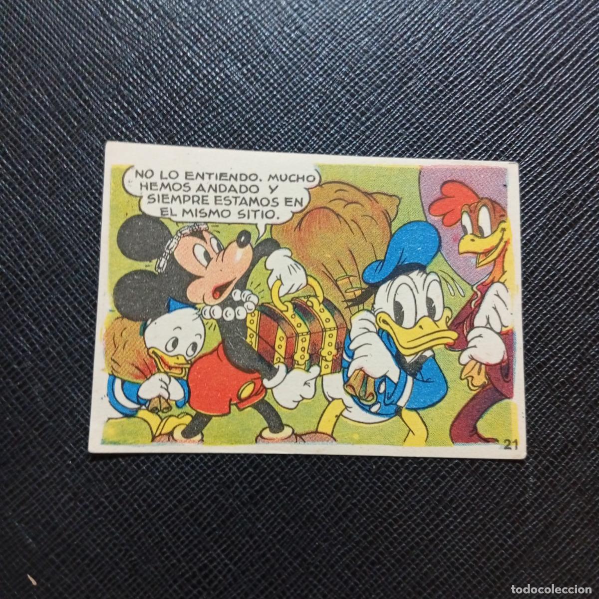 Coleccionismo cromos antiguos: 21 LOS TRES CABALLEROS Y STROMBOLI CHOCOLATES LLOVERAS DISNEY 1948 CROMO - SIN PEGAR - A214 PG388 B
