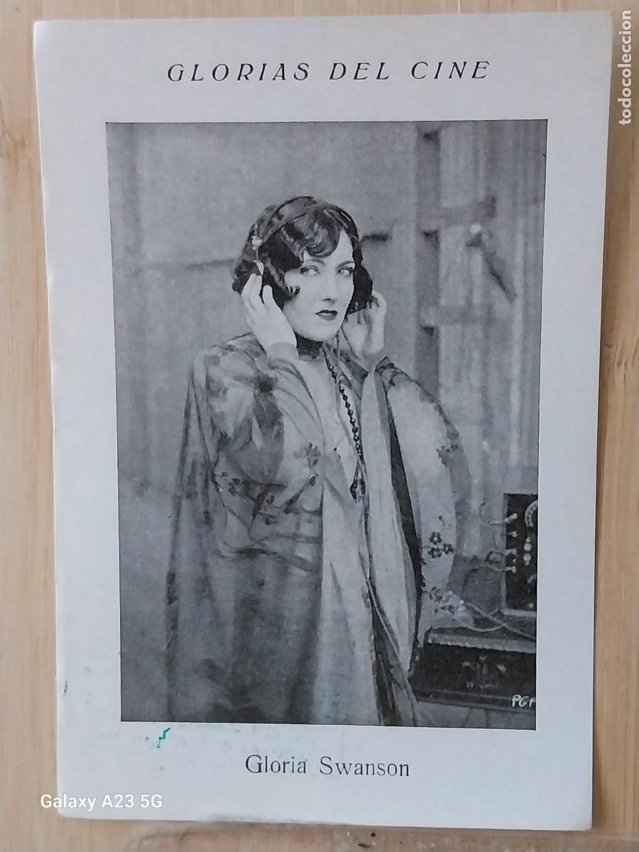 Coleccionismo cromos antiguos: GLORIA SWANSON GLORIAS CINE CROMO 10 ARLEQUIN CHOCOLATES PUBLICIDAD *** 11.2X7.8CMS ORIGINAL *