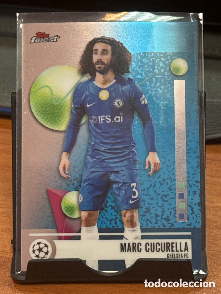 Coleccionismo cromos antiguos: Marc cucurella chelsea topps finest