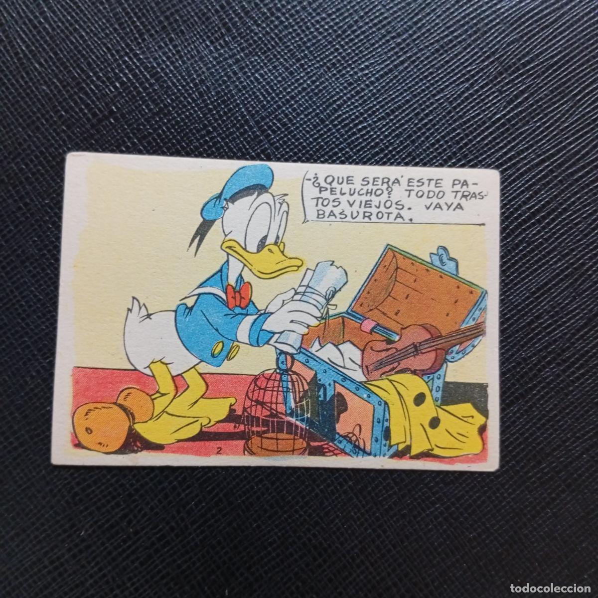 Coleccionismo cromos antiguos: 2 LA ISLA DE JASPE CHOCOLATES LLOVERAS DISNEY 1948 CROMO - SIN PEGAR - A214 PG262