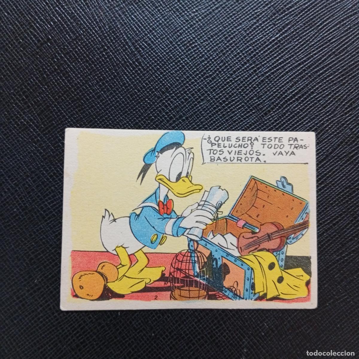 Coleccionismo cromos antiguos: 2 LA ISLA DE JASPE CHOCOLATES LLOVERAS DISNEY 1948 CROMO - SIN PEGAR - A214 PG262 B