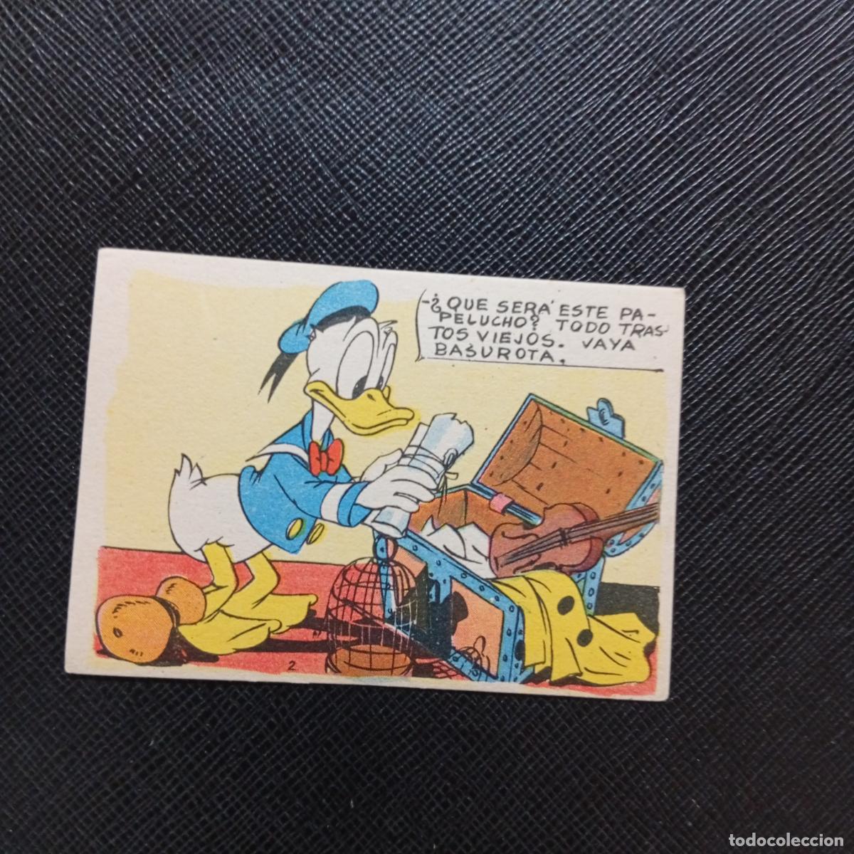 Coleccionismo cromos antiguos: 2 LA ISLA DE JASPE CHOCOLATES LLOVERAS DISNEY 1948 CROMO - SIN PEGAR - A214 PG271