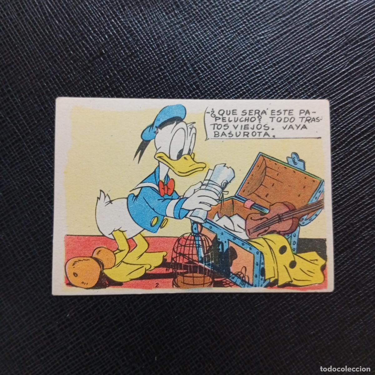 Coleccionismo cromos antiguos: 2 LA ISLA DE JASPE CHOCOLATES LLOVERAS DISNEY 1948 CROMO - SIN PEGAR - A214 PG271 B