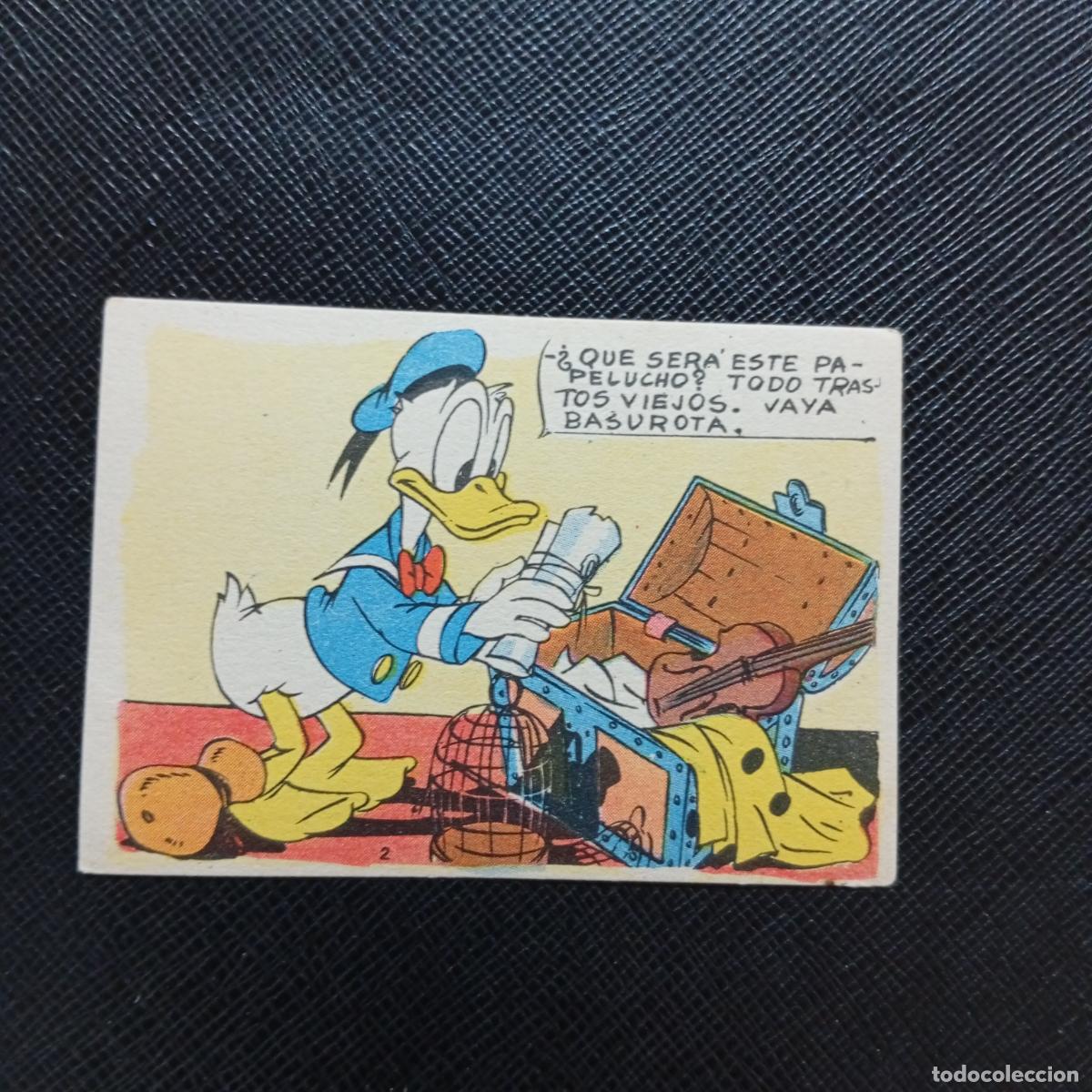 Coleccionismo cromos antiguos: 2 LA ISLA DE JASPE CHOCOLATES LLOVERAS DISNEY 1948 CROMO - SIN PEGAR - A214 PG280 B