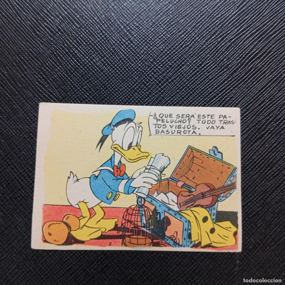 Coleccionismo cromos antiguos: 2 LA ISLA DE JASPE CHOCOLATES LLOVERAS DISNEY 1948 CROMO - SIN PEGAR - A214 PG289