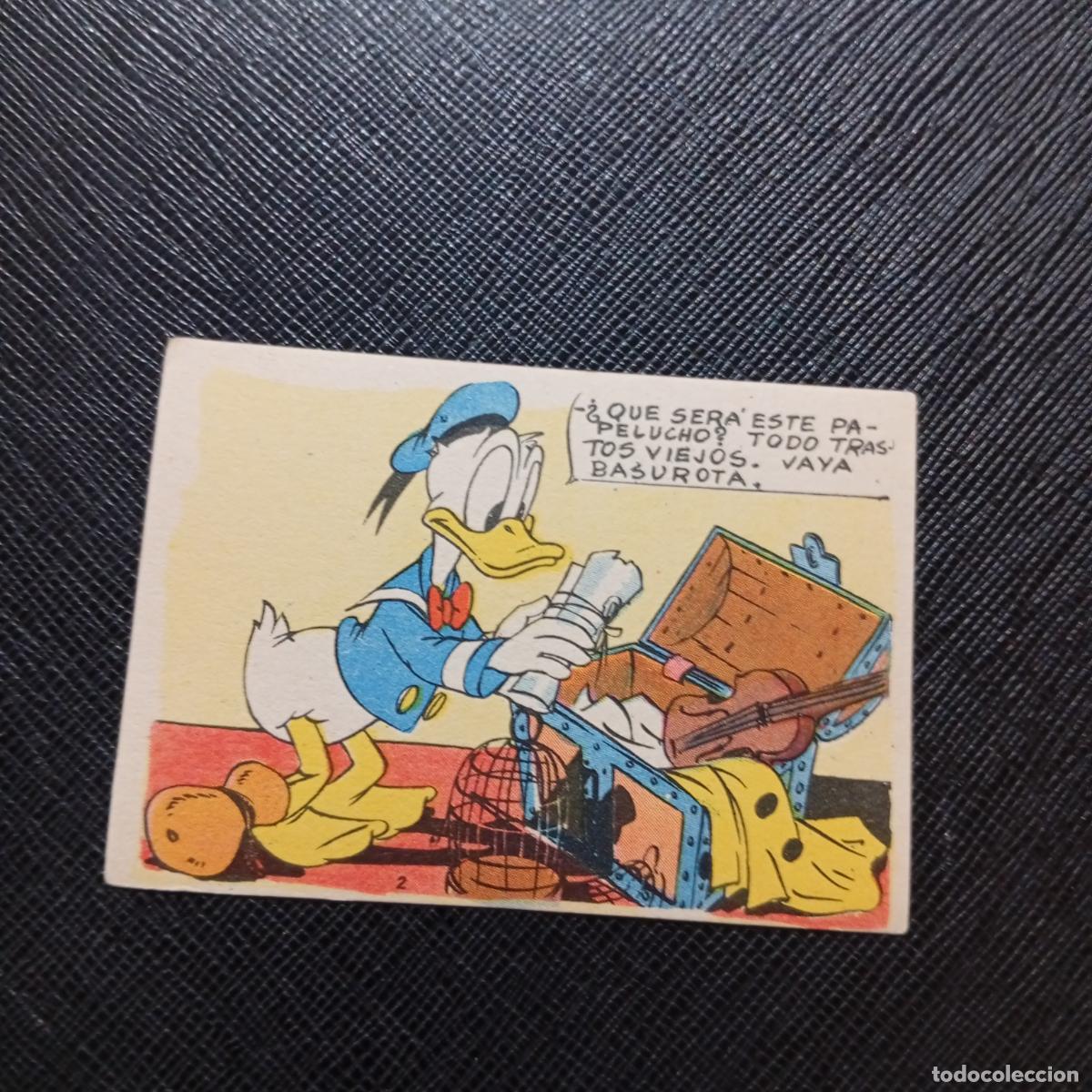 Coleccionismo cromos antiguos: 2 LA ISLA DE JASPE CHOCOLATES LLOVERAS DISNEY 1948 CROMO - SIN PEGAR - A214 PG289 B