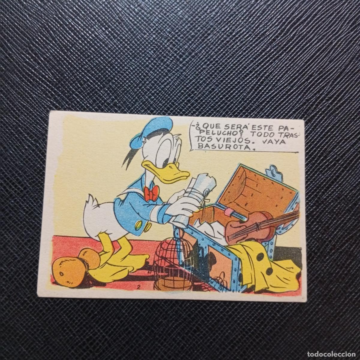 Coleccionismo cromos antiguos: 2 LA ISLA DE JASPE CHOCOLATES LLOVERAS DISNEY 1948 CROMO - SIN PEGAR - A214 PG307