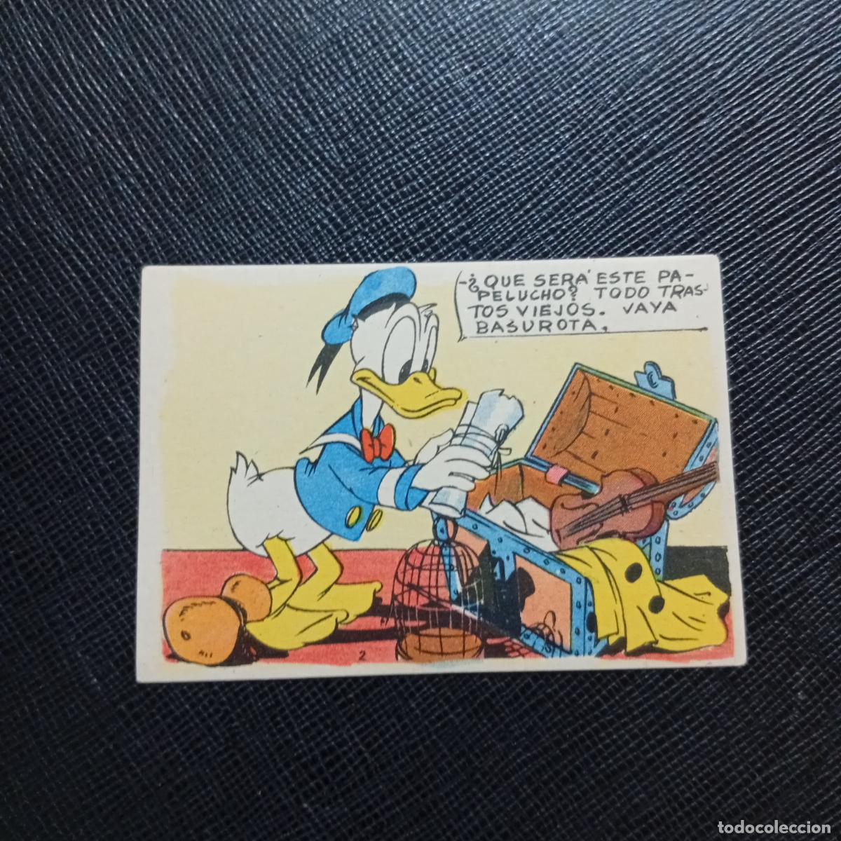 Coleccionismo cromos antiguos: 2 LA ISLA DE JASPE CHOCOLATES LLOVERAS DISNEY 1948 CROMO - SIN PEGAR - A214 PG316