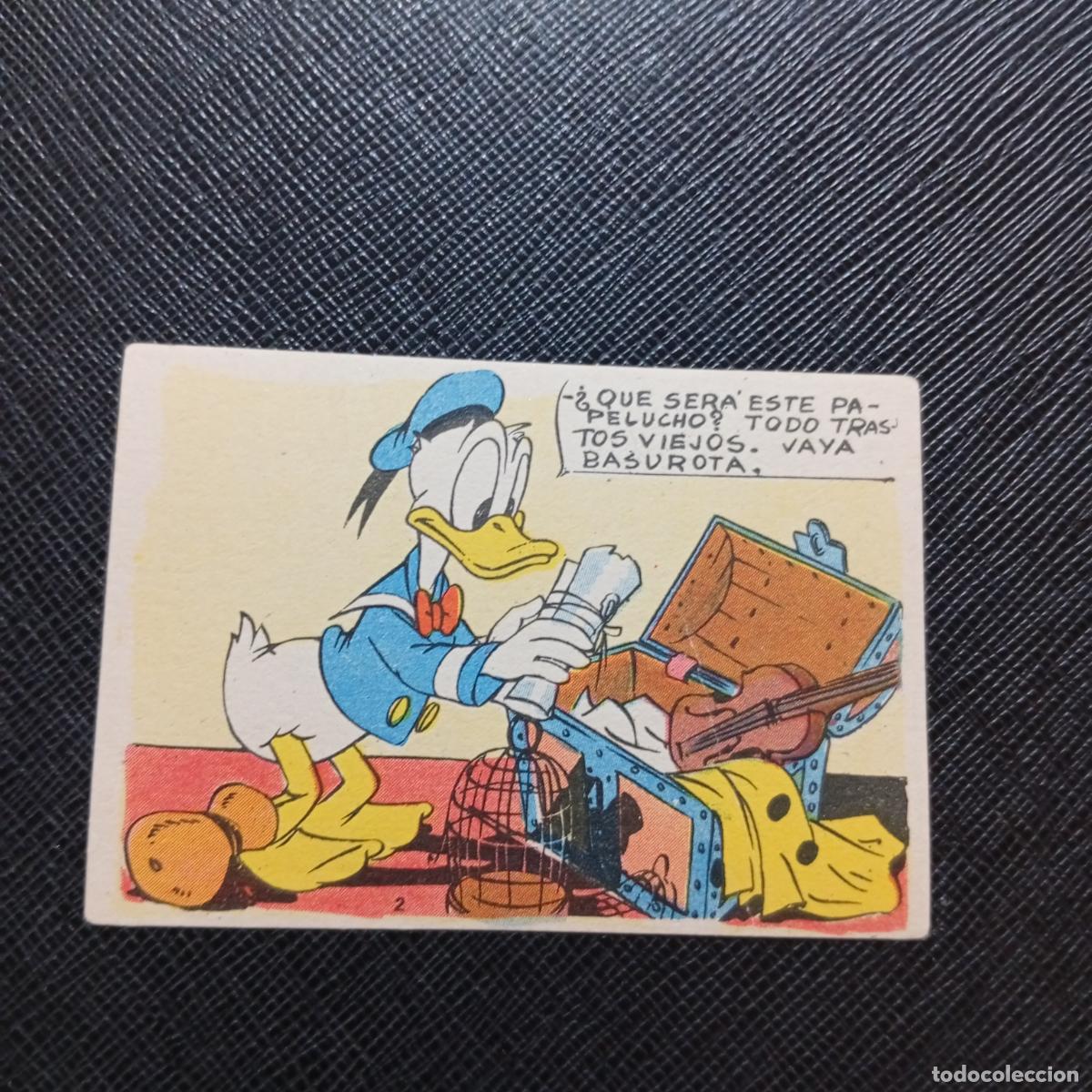 Coleccionismo cromos antiguos: 2 LA ISLA DE JASPE CHOCOLATES LLOVERAS DISNEY 1948 CROMO - SIN PEGAR - A214 PG325