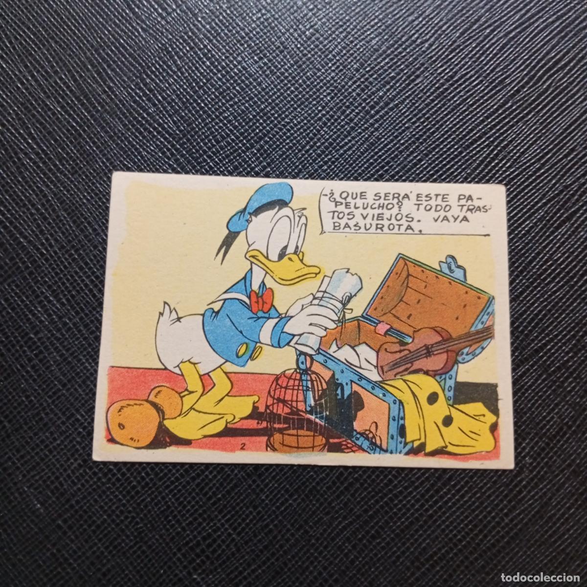 Coleccionismo cromos antiguos: 2 LA ISLA DE JASPE CHOCOLATES LLOVERAS DISNEY 1948 CROMO - SIN PEGAR - A214 PG325 B