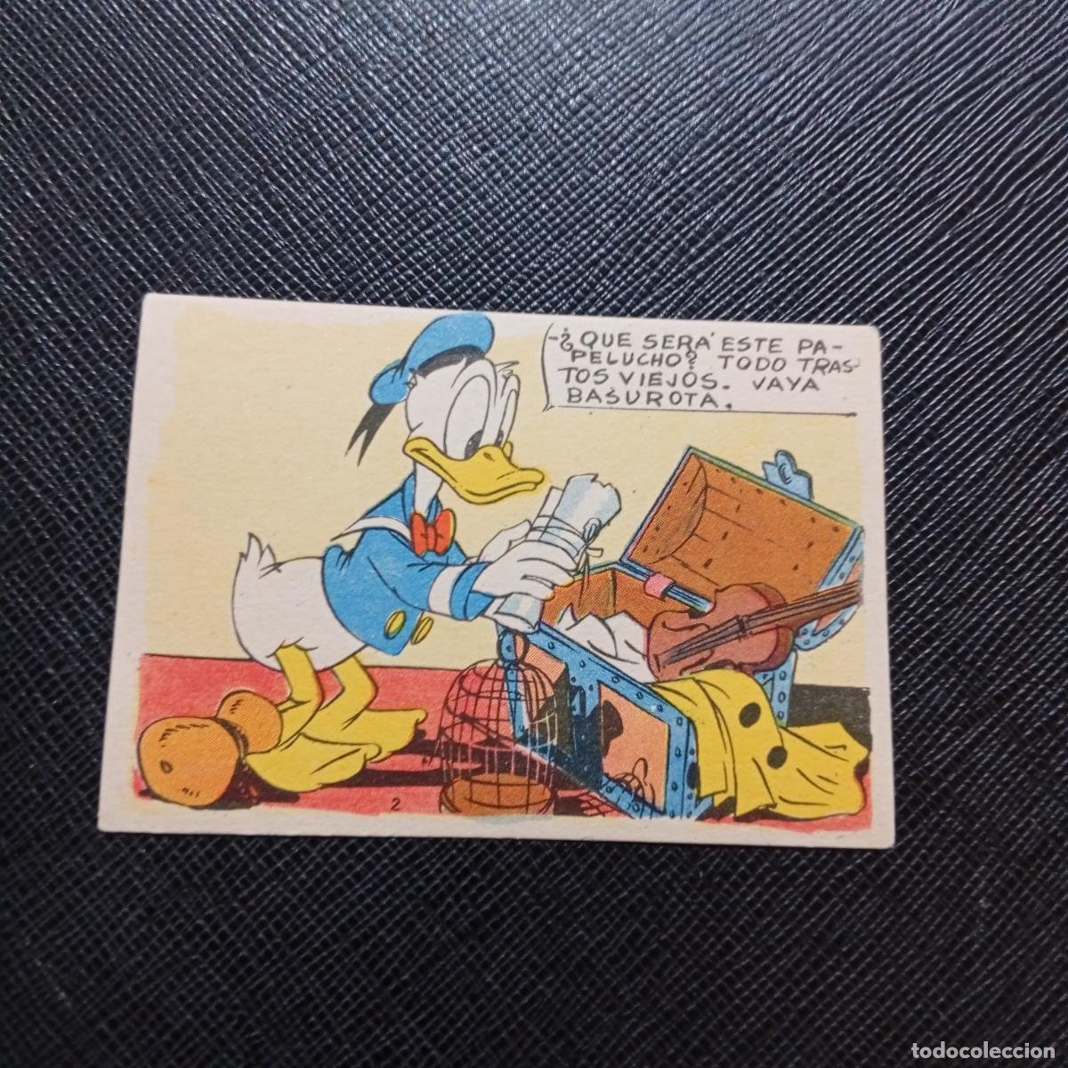 Coleccionismo cromos antiguos: 2 LA ISLA DE JASPE CHOCOLATES LLOVERAS DISNEY 1948 CROMO - SIN PEGAR - A214 PG334