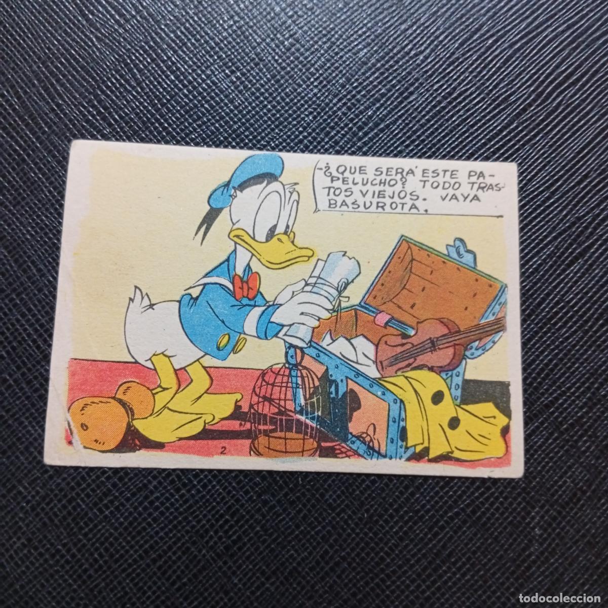 Coleccionismo cromos antiguos: 2 LA ISLA DE JASPE CHOCOLATES LLOVERAS DISNEY 1948 CROMO - SIN PEGAR - A214 PG334 B