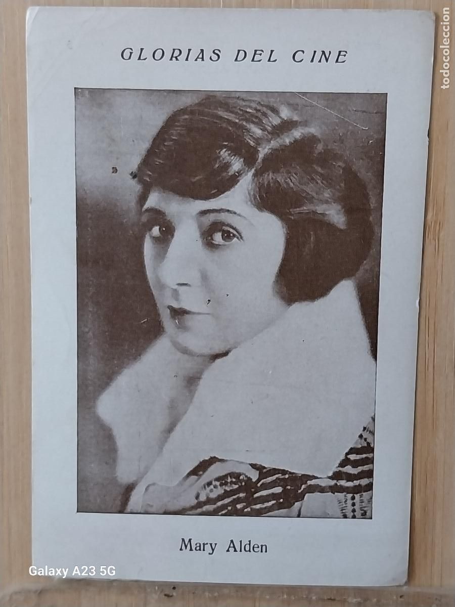 Coleccionismo cromos antiguos: MARY ALDEN GLORIAS CINE CROMO 5 CHOCOLATE BUBI PUBLICIDAD * 11.2X7.8CMS ORIGINAL *