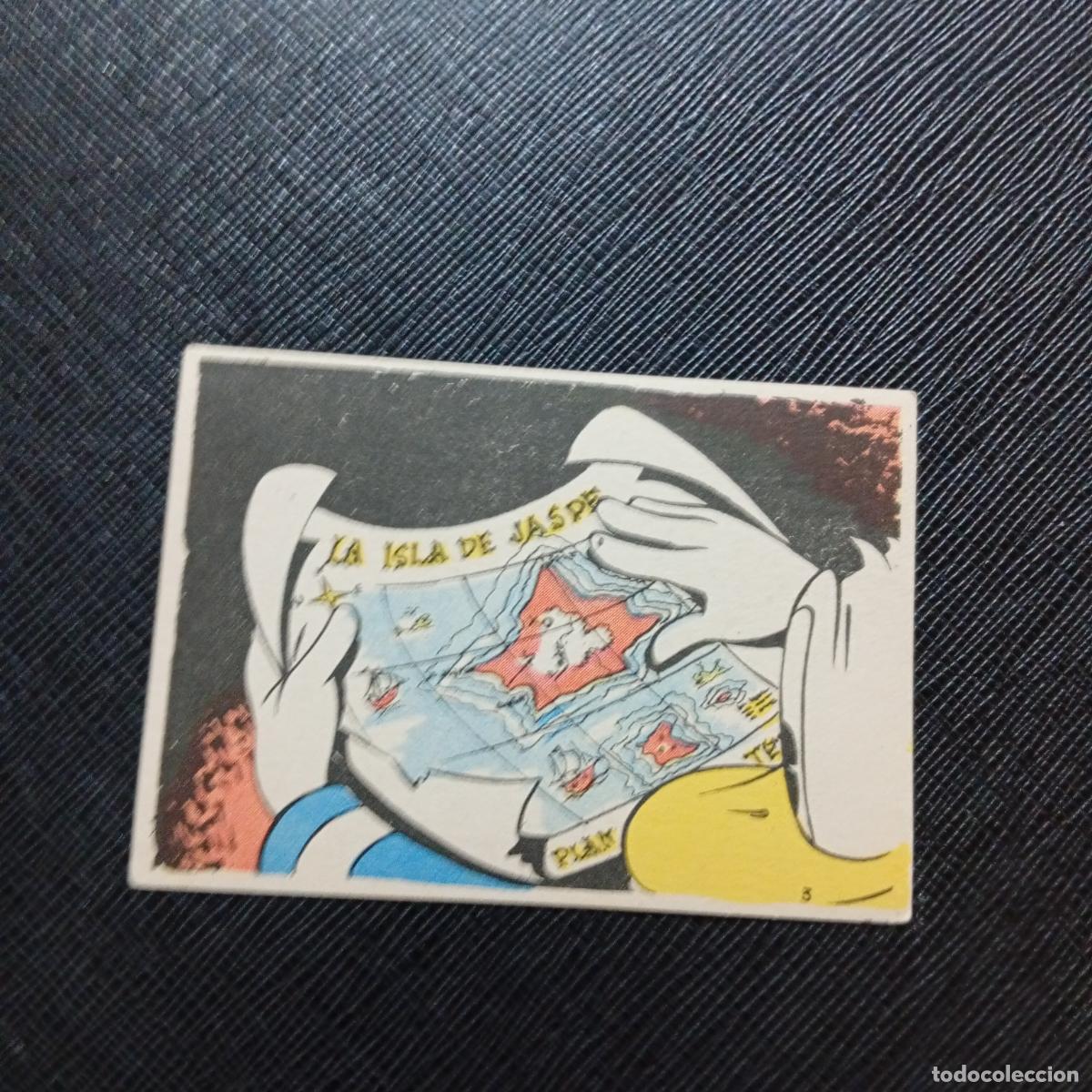 Coleccionismo cromos antiguos: 3 LA ISLA DE JASPE CHOCOLATES LLOVERAS DISNEY 1948 CROMO - SIN PEGAR - A214 PG307