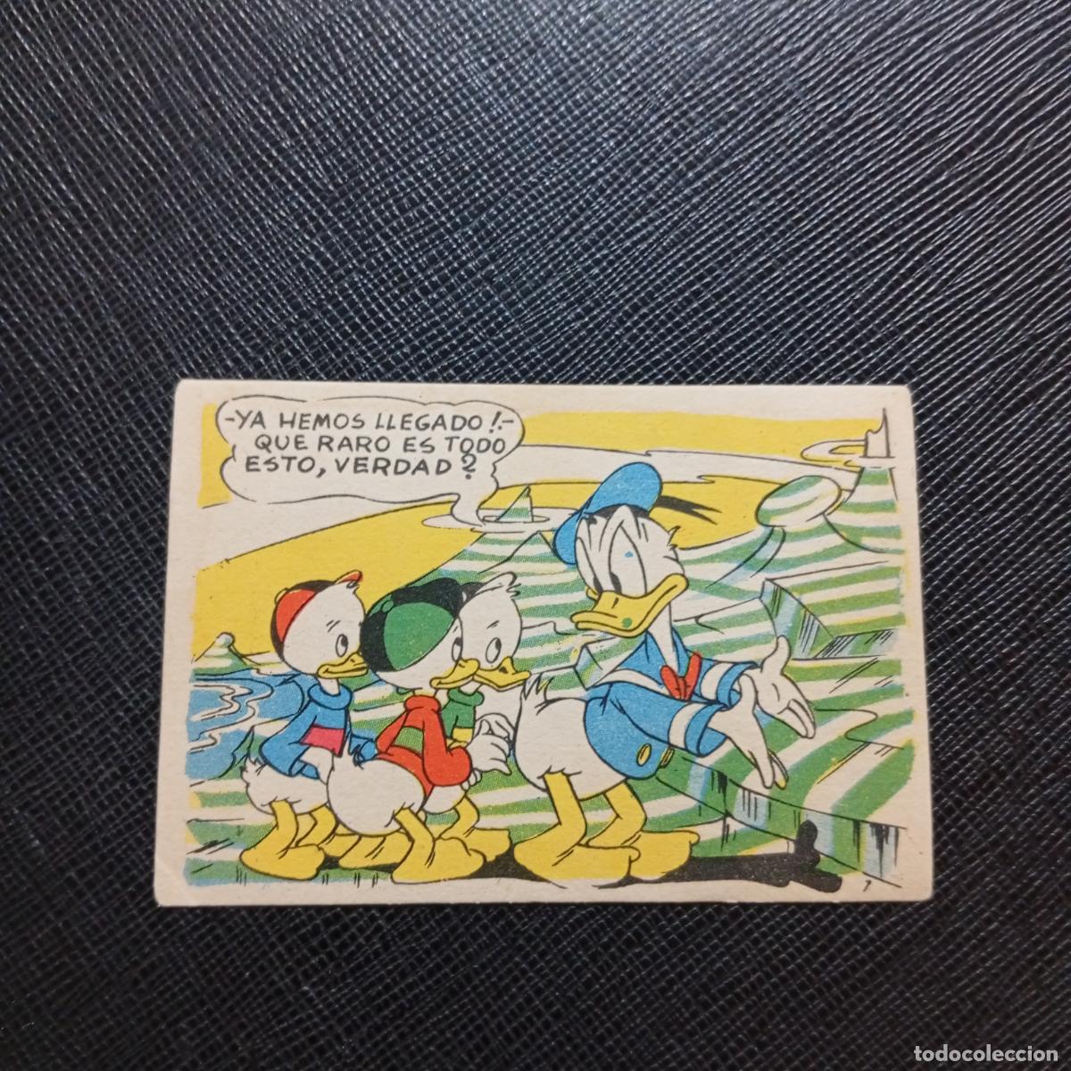 Colecionismo Cromos antigos: 7 LA ISLA DE JASPE CHOCOLATES LLOVERAS DISNEY 1948 CROMO - SIN PEGAR - A214 PG262