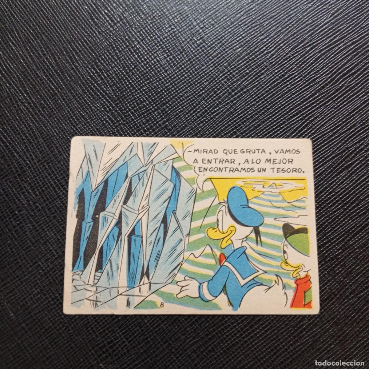 Colecionismo Cromos antigos: 8 LA ISLA DE JASPE CHOCOLATES LLOVERAS DISNEY 1948 CROMO - SIN PEGAR - A214 PG262